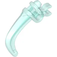 Large Figure Weapon Claw, with Clip / Trans-Light Blue