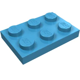 Plate 2 x 3 / Maersk Blue