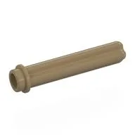 Technic Axle 3 with Stud / Dark Tan