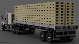 American-Style Flatbed Trailer
