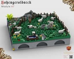 A7 Castle Hohengeroldseck - Landscape, sheep & goat pasture (Castle Part 1)