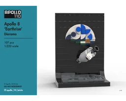 Apollo 8 'Earthrise' Diorama [1:220 scale]