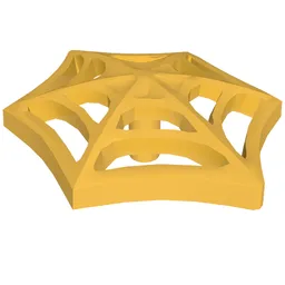 Web Effect Medium Bar on Back / Pearl Gold