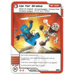 Trading Card, Ninjago Deck #1: 28 - Up for Grabs - International Version / [No Color/Any Color]