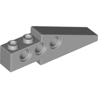 Lego Technic Slope Long 1 x 6 with 3 Pin Holes / Light Bluish Gray