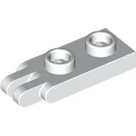 Hinge Plate 1 x 2 with 2 Fingers and Hollow Studs / White