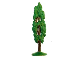 Plant, Tree Flat Cypress painted with solid base (1950's version)