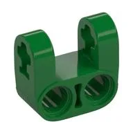 Technic Axle and Pin Connector Perpendicular Double Split [Reinforced] / Green