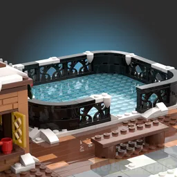 Modular ice skating ring