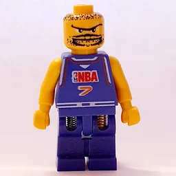 Basketball Player, Violet Torso, violet Legs 7