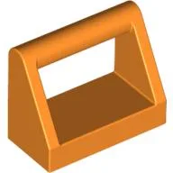 Tile Special 1 x 2 with Handle / Orange