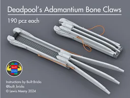 Deadpool's Adamantium Bone Claws (+ bonus gauntlet design)