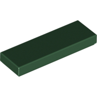 Lego Tile 1 x 3 / Dark Green