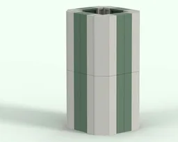 Brick Vase Octagon I