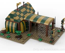Medieval Soldier Camp