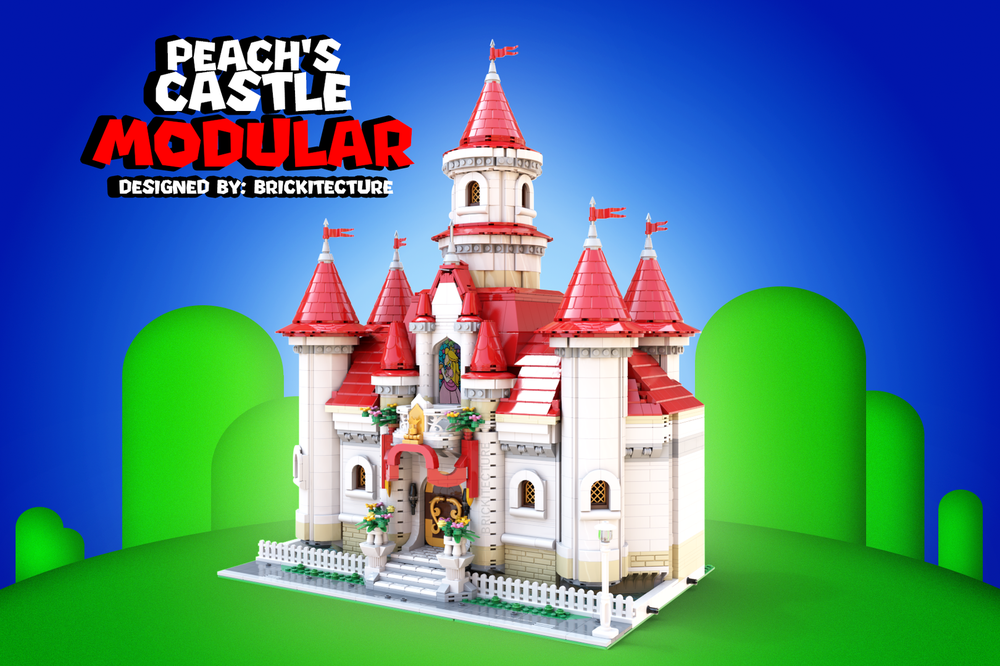 Lego Peach's Castle Modular