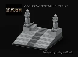 Coruscant temple stairs