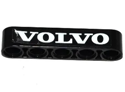 Technic, Liftarm Thick 1 x 5 with White 'VOLVO' Pattern (Sticker) - Set 42053