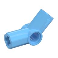 Lego Technic Axle and Pin Connector Angled #4 - 135° / Bright Light Blue
