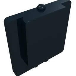 Glass for Window 1 x 2 x 2 Plane / Black