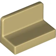 Panel 1 x 2 x 1 [Rounded Corners] / Tan