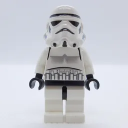 Stormtrooper, Plain Black Head, Solid Nose Vent