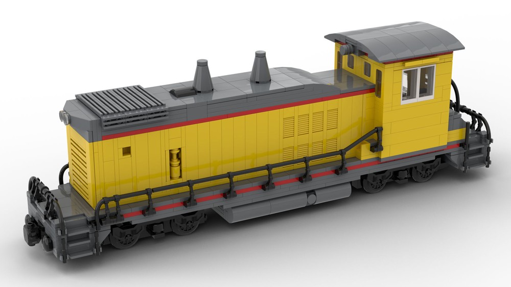 Lego Diesel locomotive - EMD MP15 Diesel Engine Union Pacific -- MOC