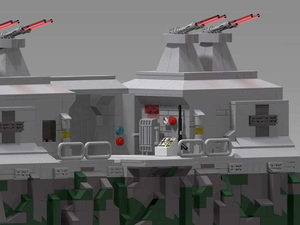 Lego SW Hangar on Rocks