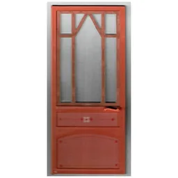 Scala, Door Mullioned, Top and Bottom Dimples 10 x 1 x 18 2/3 / Salmon