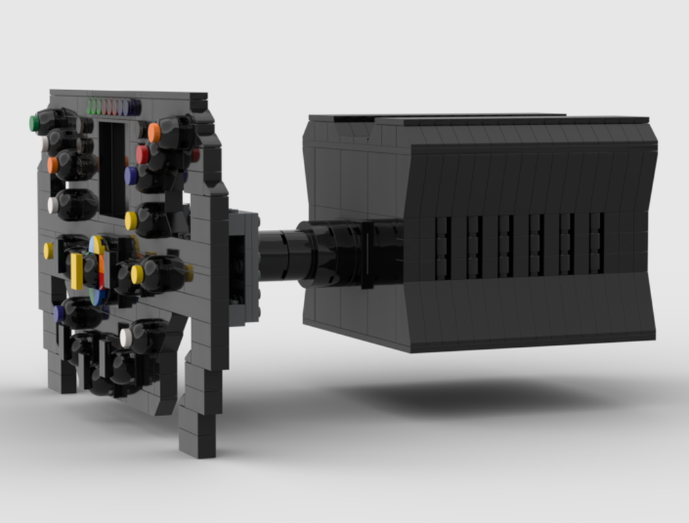 Lego F1 Steering Wheel with DD WheelBase