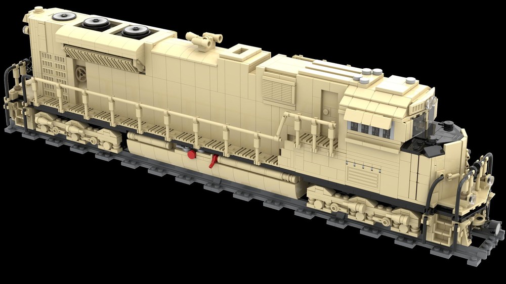Lego EMD SD70Ace Canadian Pacific 7021 "Desert Sand"