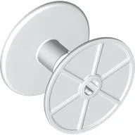 String Reel 4 x 4 x 3 Drum with Axle Hole / White