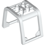 Lego Roll Cage 6 x 4 x 3 1/3 / White