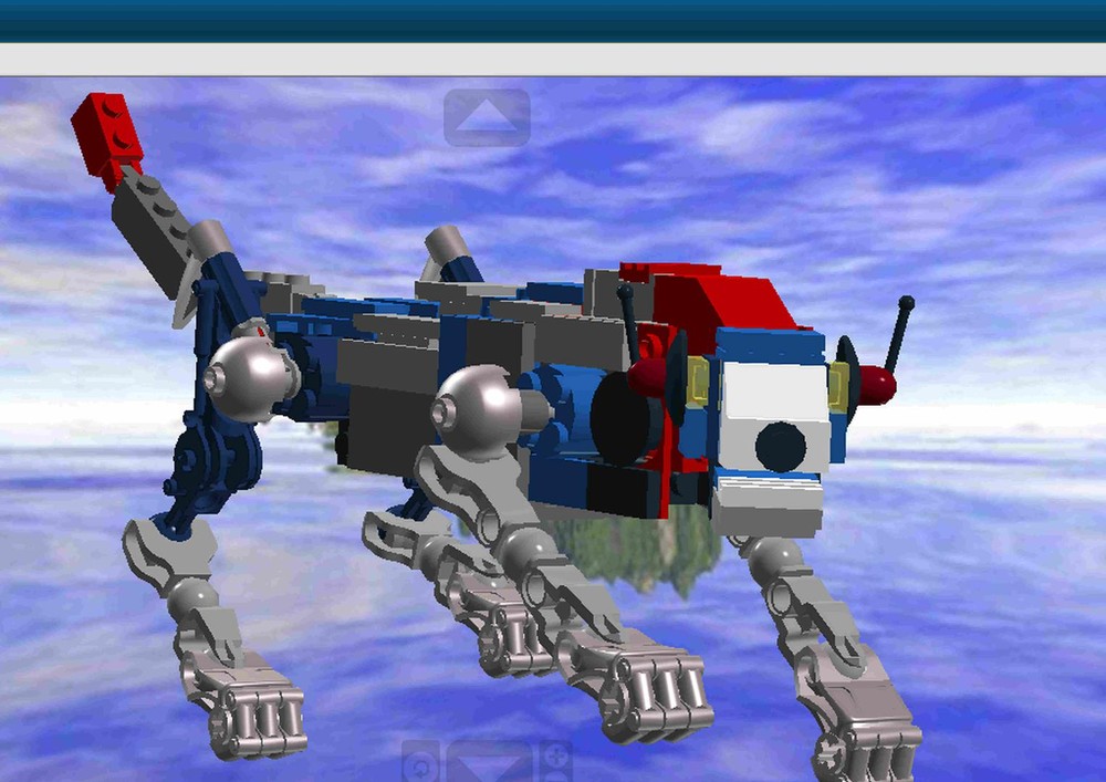 Lego Blue Lion from Voltron Legendary Defender