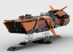 MOC - Galactic Racer - Orange Thunder!