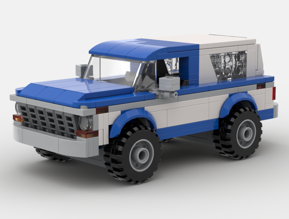 Lego 1978 Ford Bronco - Blue & White