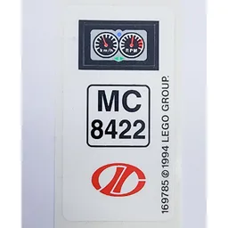 Sticker Sheet for Set 8422-1 / [No Color/Any Color]