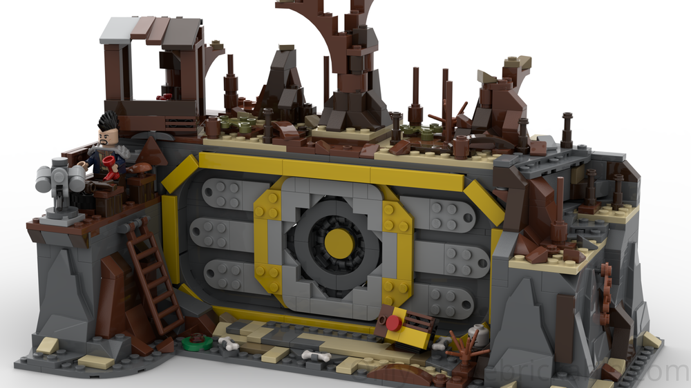 Lego Fallout TV Vault Door