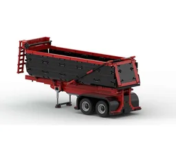 Red&Black Dump Trailer