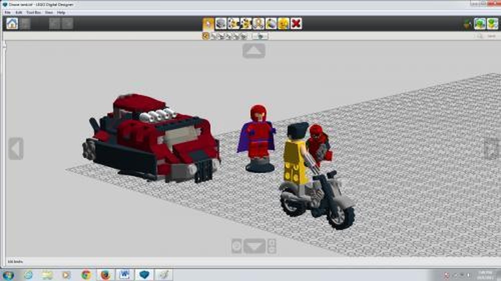 Lego Magnetos Drone Tank