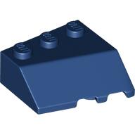 Lego Brick Wedged, Sloped 45° 3 x 3 Left / Dark Blue