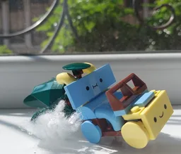 Happy flowers - happy car