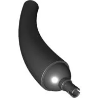 Animal / Creature Body Part, Tail / Neck, Base Section with Black Pin / Black