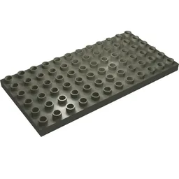 Duplo Plate 6 x 12 / Dark Gray