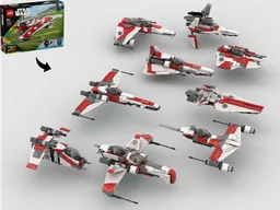 9-in-1 Alternate Builds Bundle - 75388 Bob's Starfighter