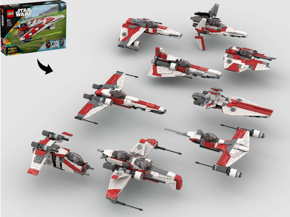 Lego 9-in-1 Alternate Builds Bundle - 75388 Bob's Starfighter