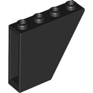 Lego Brick Sloped Inverted 60° 1 x 4 x 3 / Black