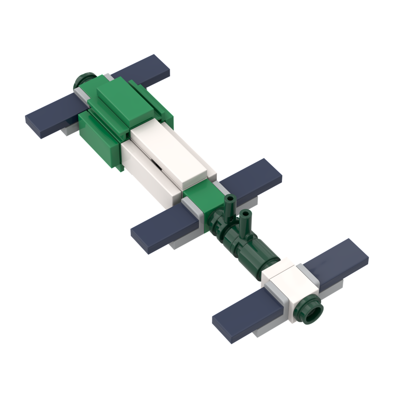 Lego Salyut 1 (1:220 scale - as ISS)