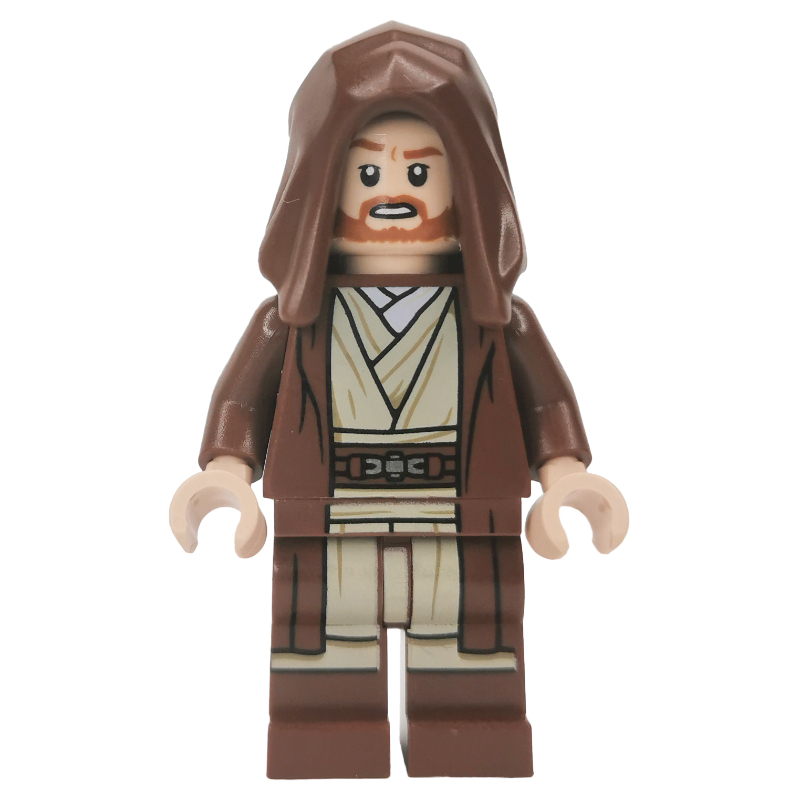 Lego Obi-Wan Kenobi - Reddish Brown Robe, Hood
