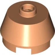 Brick Round 2 x 2 Truncated Cone / Nougat